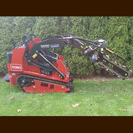 Trencher compact loader
